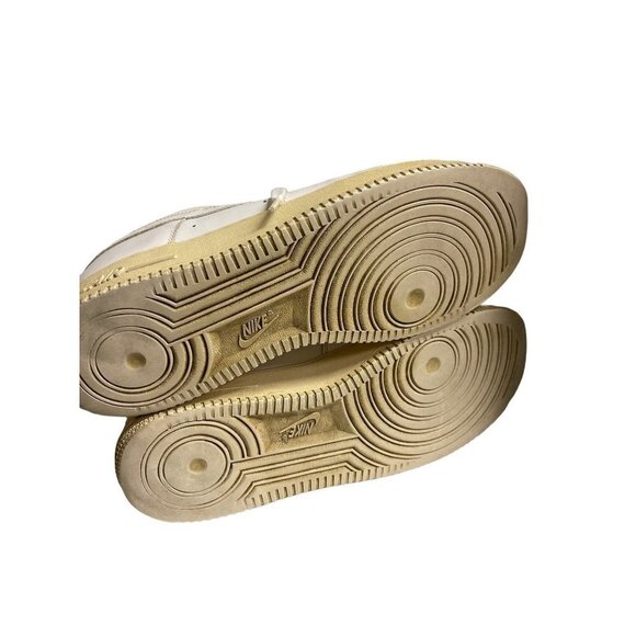 Nike Air Force 1 AF1 Triple White Low Basketball Shoes Men's Size 10.5 - Picture 9 of 9